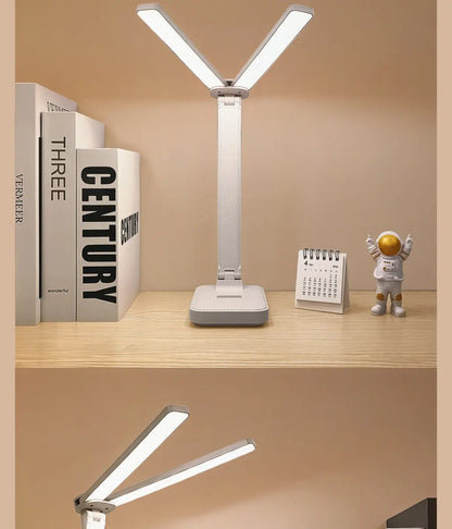 LED Desk Lamp USB Rechargeable Table Lamp 3 Levels Dimmable Touch Desk Lighting Eye Protection Foldable For Bedroom Desk Light