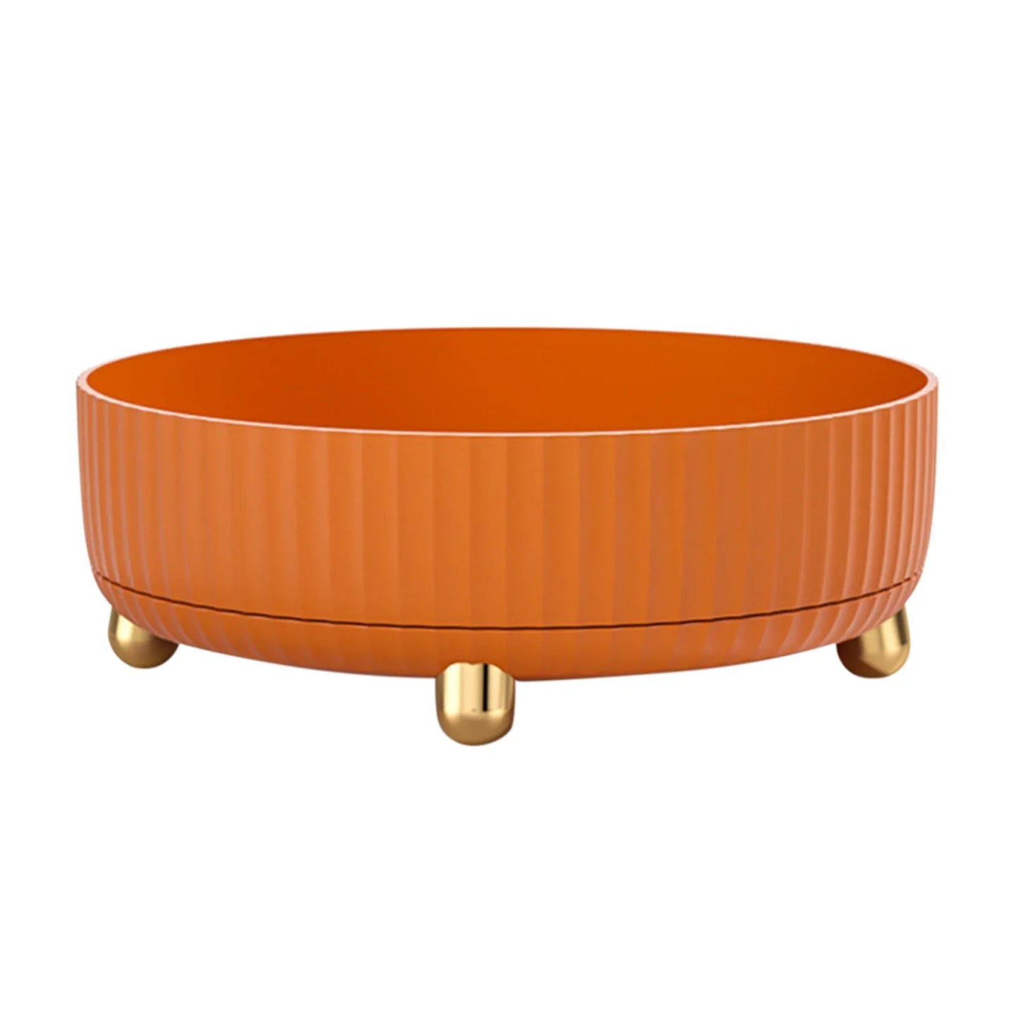 360 Rotation Non-Skid Spice Rack Pantry Cabinet Turntable with Wide Base Storage Bin Rotating Organizer for Kitchen Bathroom