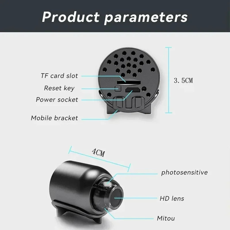 Xiaomi X5 Camera 1080P HD Wireless Wifi Night Vision Motion Detection Video Camera Home Security Camcorder Audio Video Recorder