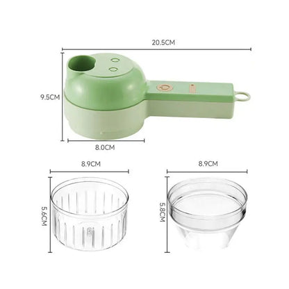 Wireless Electric Food Processor Vegetable Cutter Fruit Slicer Garlic Masher Mincer Handheld Stirrer Kitchen Cooking Accessories