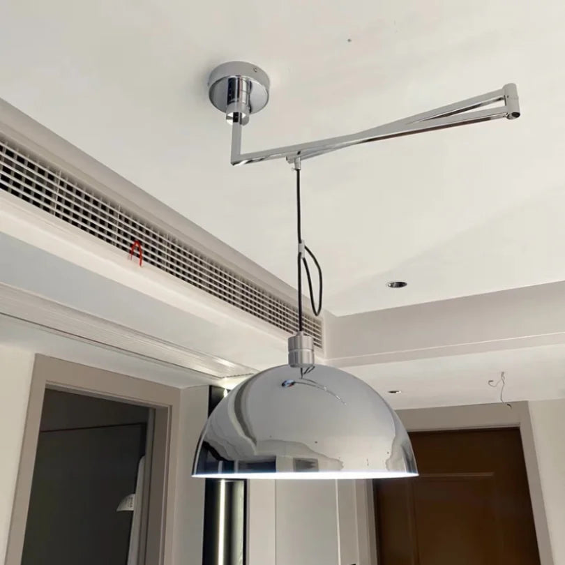Rotate Pendant Lights Kitchen Dining Room Restaurant Adjustable Hanging Lamp Nordic Ceiling Chandeliers Retractable Folding Arm
