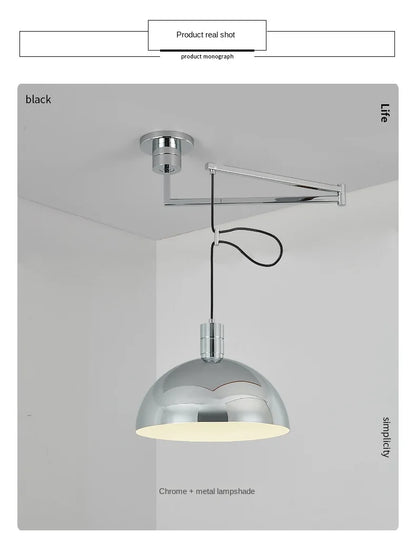 Rotate Pendant Lights Kitchen Dining Room Restaurant Adjustable Hanging Lamp Nordic Ceiling Chandeliers Retractable Folding Arm