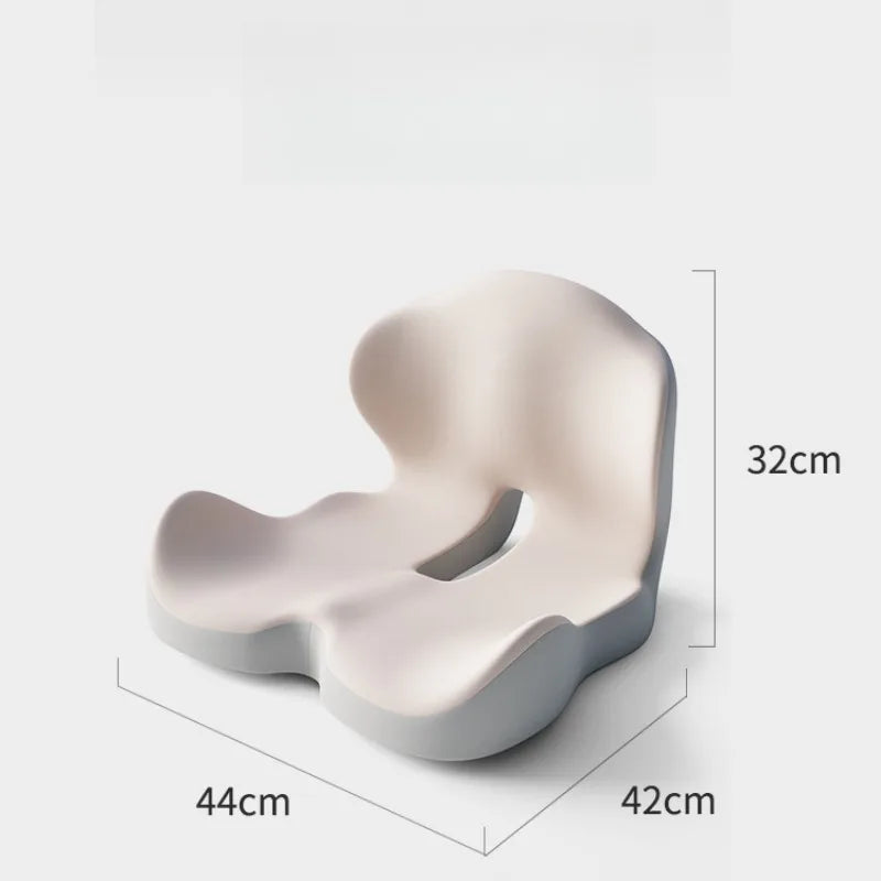 Memory Foam One-piece Cushion Office Cushion Hip Beautification Spine Relief And Waist Support Cushion