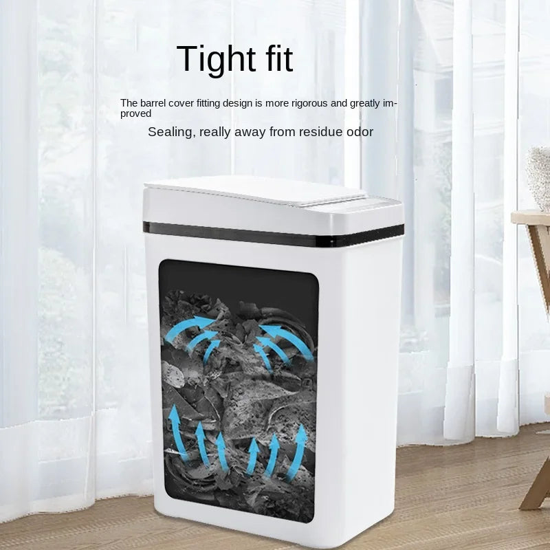 Smart Trash Can Automatic Sensor Garbage Can For Bathroom Kitchen Garbage Cube Living Room Recycle Bins Home Accessories