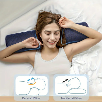 Orthopedic Neck Pillow: Superior Cervical Support Soft Memory Foam, Breathable Washable, Ideal for Every Sleeper