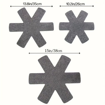 Pot and Pan Protector Pad Non-stick Pot Dividers Pad 3 Sizes Pans Separator Pads for Protecting Separators Pads Cookware Accesso