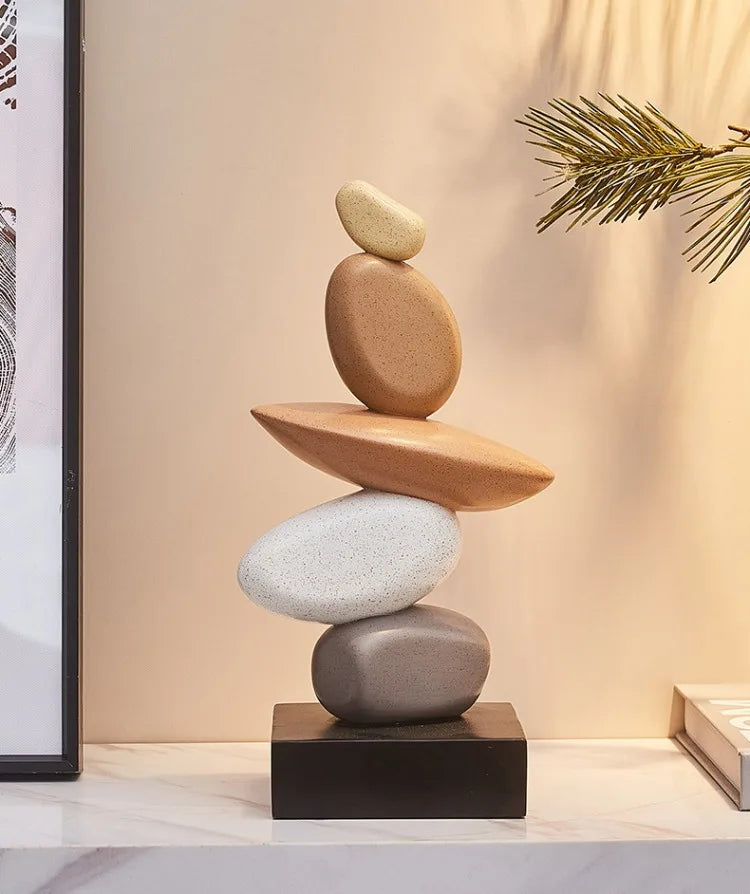 Nordic Sculptures Aesthetic Modern Figurines Living Room Art Minimalist Figurine Resin Creative Sculpture Statue Home Decoration