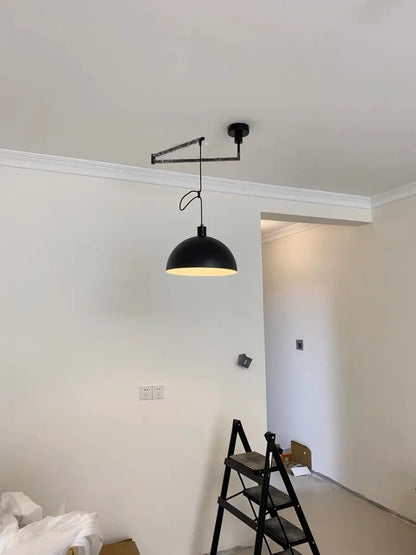 Rotate Pendant Lights Kitchen Dining Room Restaurant Adjustable Hanging Lamp Nordic Ceiling Chandeliers Retractable Folding Arm