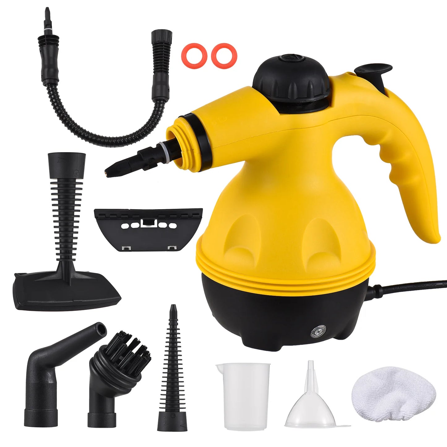 Large capacity water tank handheld high-temperature steam cleaning machine, suitable for kitchen/sofa/window/bedroom/car care