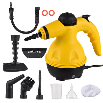 Large capacity water tank handheld high-temperature steam cleaning machine, suitable for kitchen/sofa/window/bedroom/car care