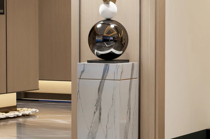 Electroplated Art Sculpture,Abstract Floor Decor,Hotel Clubhouse Room Decoration,Sample Room,Foyer Statue, Customized Ornament