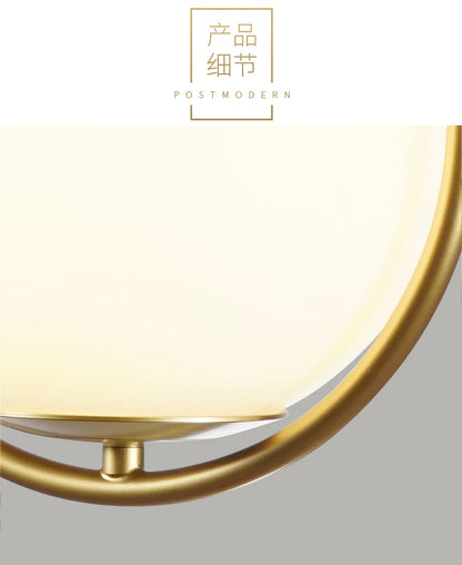 White Ball Tube LED Pendant light luxury chandelier Bedroom Bar Aisle Bedside Minimalist Restaurant Background wall decoration