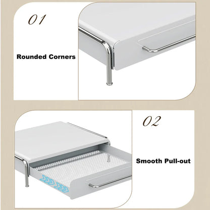 Capsule Coffee Display Rack Storage drawer Bar Ins Wind Table Top Tea Bag Storage Box Coffee Machine Base Drawer Storage Shelves
