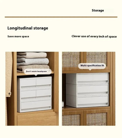 Desktop Storage Box Stationery Sorting Storage Drawer Stackable Space Saving Tabletop Drawer Cosmetic Desktop Organizer Boxes