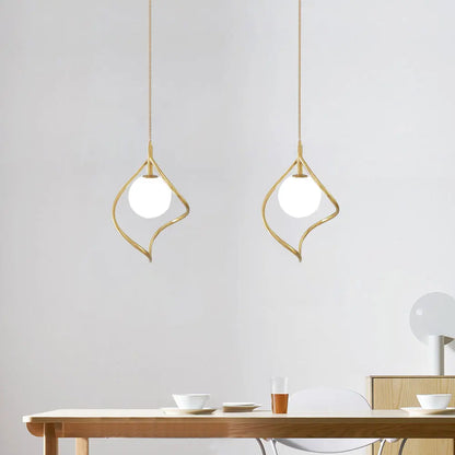 White Ball Tube LED Pendant light luxury chandelier Bedroom Bar Aisle Bedside Minimalist Restaurant Background wall decoration