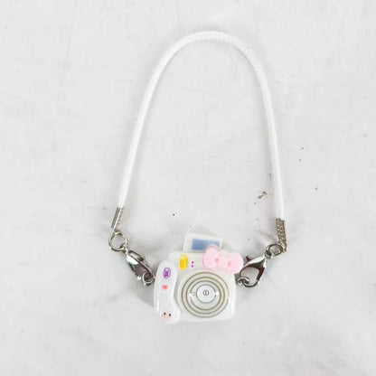 Doll Mini Crossbody Bag Cartoon Model Camera Pendant Doll Accessories For 15-17cm Plush Labubu Doll Gift,Girl's Dollhouse Toys