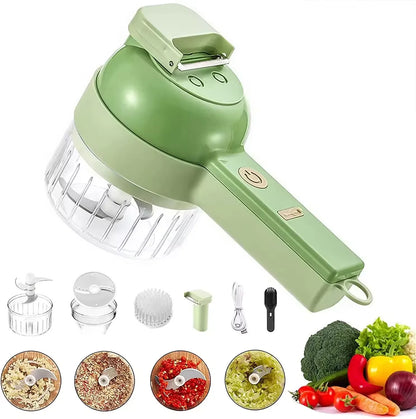 Wireless Electric Food Processor Vegetable Cutter Fruit Slicer Garlic Masher Mincer Handheld Stirrer Kitchen Cooking Accessories