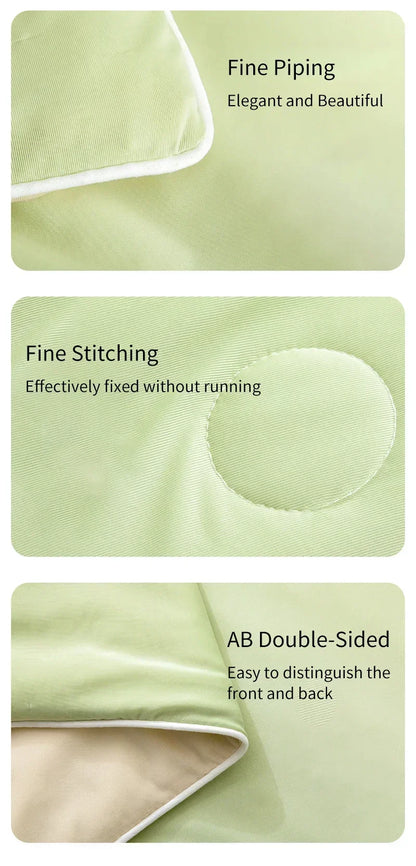High Quality Cooling Blankets Smooth Air Condition Comforter Lightweight Summer Quilt with Double Side Cold & Cooling Fabric