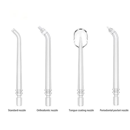 Smart Electric Oral Irrigator Water Flosser 4 Jets 3 Modes USB Charging Water Jet Irrigator Dental Teeth Cleaner
