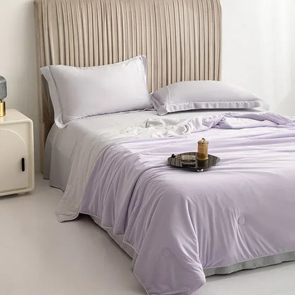 High Quality Cooling Blankets Smooth Air Condition Comforter Lightweight Summer Quilt with Double Side Cold & Cooling Fabric