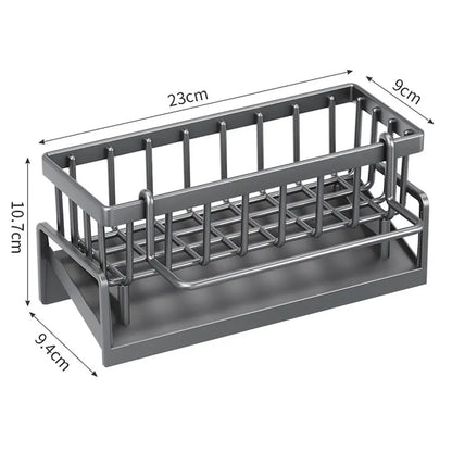 Kitchen Storage Rack Useful Self-draining Sink Shelf Sponge Holder Organizer Hanging Soap Basket Bathroom Cosmetic Shelf