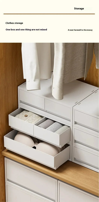 Desktop Storage Box Stationery Sorting Storage Drawer Stackable Space Saving Tabletop Drawer Cosmetic Desktop Organizer Boxes