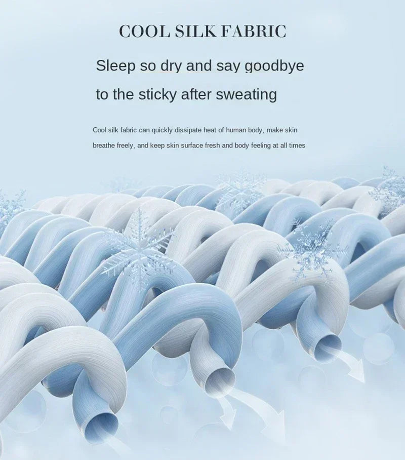 High Quality Cooling Blankets Smooth Air Condition Comforter Lightweight Summer Quilt with Double Side Cold & Cooling Fabric