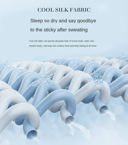 High Quality Cooling Blankets Smooth Air Condition Comforter Lightweight Summer Quilt with Double Side Cold & Cooling Fabric