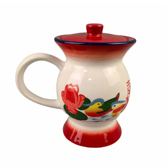 350ml Chamber Pot Mug New Creative Imitation Enamel Coffee Cup Personality Gifts Spittoon Cup