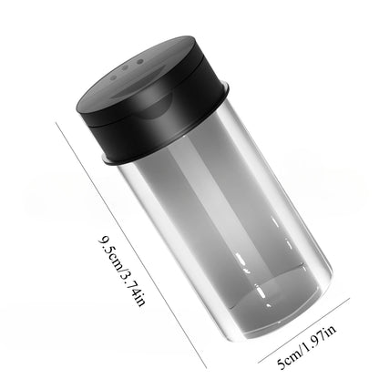 360° Rotating Spice Rack with 18 Glass Spice Jar Set Convenient Salt and Pepper Shakers Seasoning Organizer Kitchen Supplies