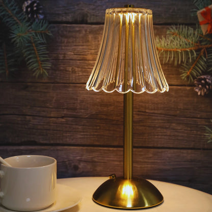 Crystal Romantic Table Lamp - Suitable for bedroom, desk, and dining room decoration, retro touch table lamp