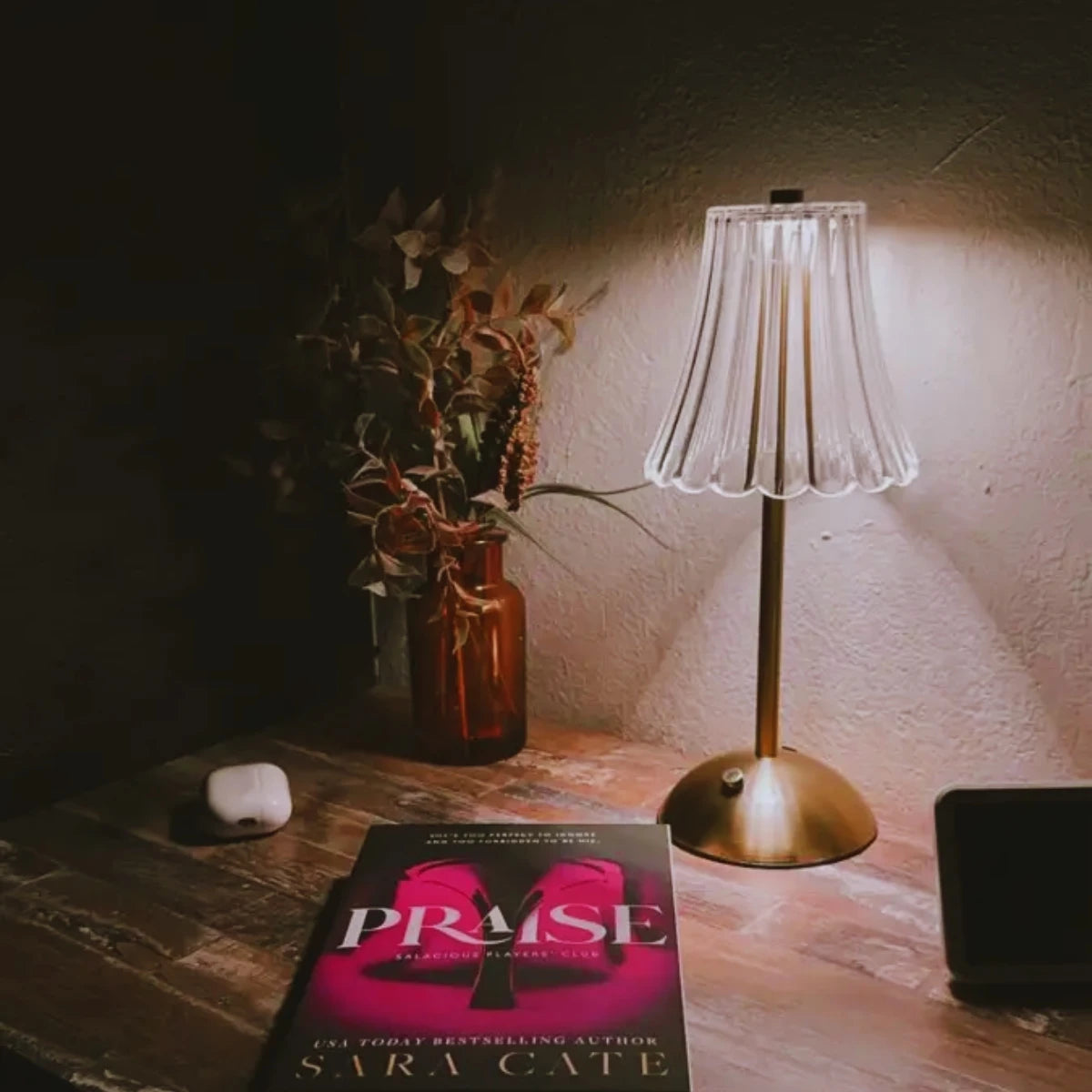 Crystal Romantic Table Lamp - Suitable for bedroom, desk, and dining room decoration, retro touch table lamp