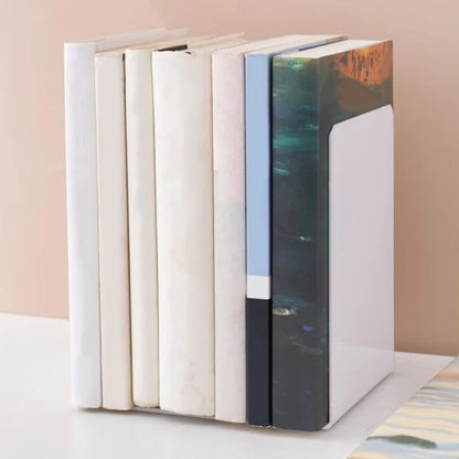 L-Shaped Bookends Book Holders Shelf Book End Book Stoppers Book Support Rack Desk Organisers For Books Magazines Dropshipping