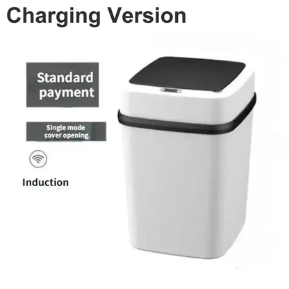 Smart Trash Can Intelligent Waste Bin Automatic Sensor Dustbin with Lid Waterproof Recycling Bins for Home Kitchen Bathroom