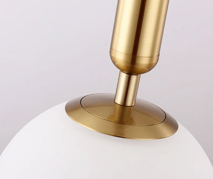 White Ball Tube LED Pendant light luxury chandelier Bedroom Bar Aisle Bedside Minimalist Restaurant Background wall decoration