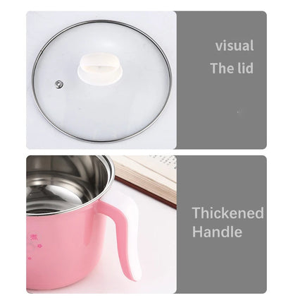 Electric Cooker Home Multifunction Hot Pot 1-2 People Heating Pan Cooking Pot Machine Mini Rice Cooker Kitchen Appliances