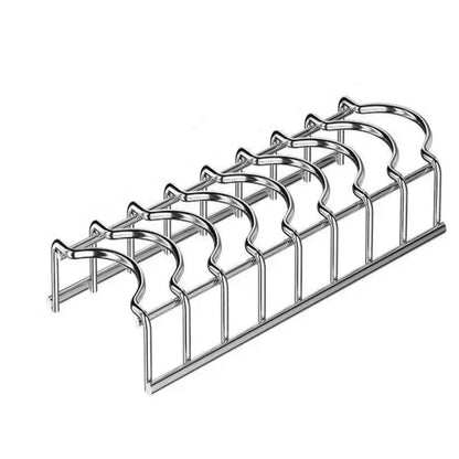 Multipurpose Dish Drying Rack Stainless Steel Kitchen Organizer Bowl Draining Rack 8 Girds Space Saving Dish Drying Holder