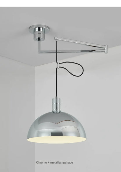 Rotate Pendant Lights Kitchen Dining Room Restaurant Adjustable Hanging Lamp Nordic Ceiling Chandeliers Retractable Folding Arm