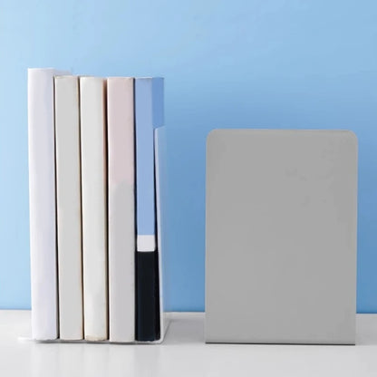 L-Shaped Bookends Book Holders Shelf Book End Book Stoppers Book Support Rack Desk Organisers For Books Magazines Dropshipping