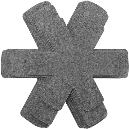 Pot and Pan Protector Pad Non-stick Pot Dividers Pad 3 Sizes Pans Separator Pads for Protecting Separators Pads Cookware Accesso