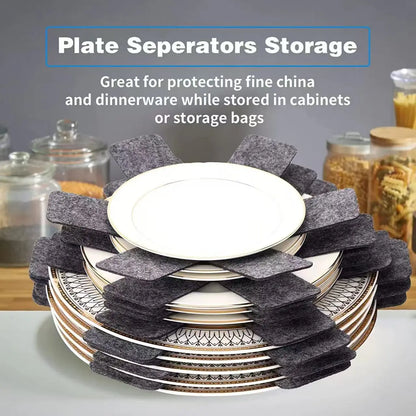 Pot and Pan Protector Pad Non-stick Pot Dividers Pad 3 Sizes Pans Separator Pads for Protecting Separators Pads Cookware Accesso