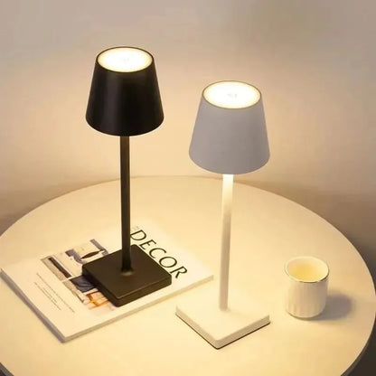 LED Desk Lamp Usb Rechargeable Table Lamp Bar Restaurant Ambiance Wireless Touch Lamps Waterproof Led Lights Bedroom Decor Light