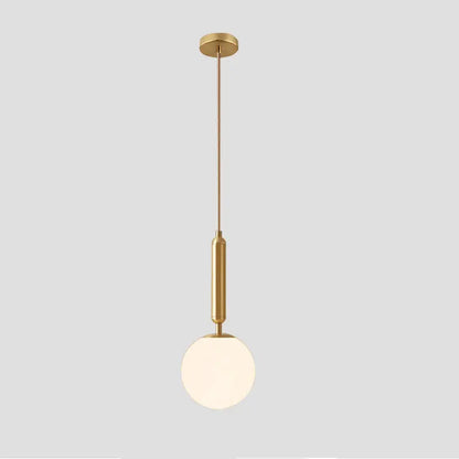 White Ball Tube LED Pendant light luxury chandelier Bedroom Bar Aisle Bedside Minimalist Restaurant Background wall decoration