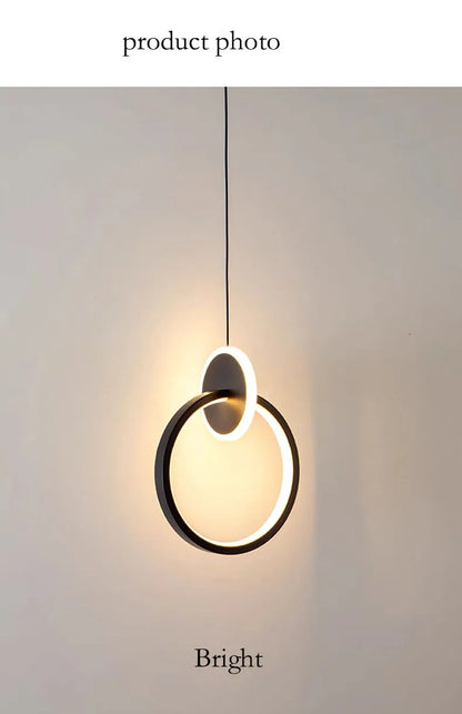 Modern Creative LED Pendant Lamps For Home Living Room Background Wall Hanging Chandelier Bedroom Bedside Lamp Dining Room Decor