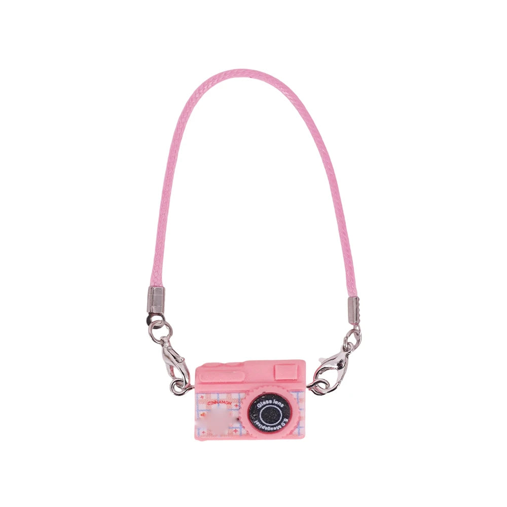 Doll Mini Crossbody Bag Cartoon Model Camera Pendant Doll Accessories For 15-17cm Plush Labubu Doll Gift,Girl's Dollhouse Toys