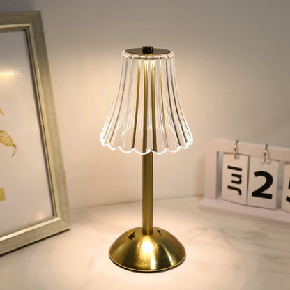 Crystal Romantic Table Lamp - Suitable for bedroom, desk, and dining room decoration, retro touch table lamp