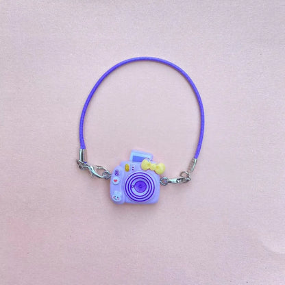 Doll Mini Crossbody Bag Cartoon Model Camera Pendant Doll Accessories For 15-17cm Plush Labubu Doll Gift,Girl's Dollhouse Toys