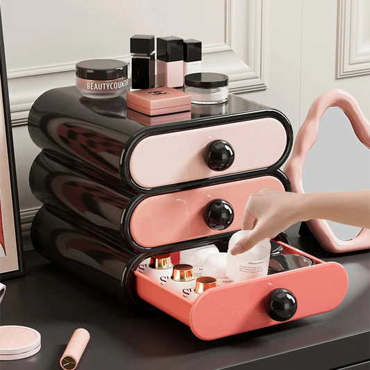 Drawer Style Cosmetics Storage Box, Home Desktop Storage Box, Stationery Storage Box