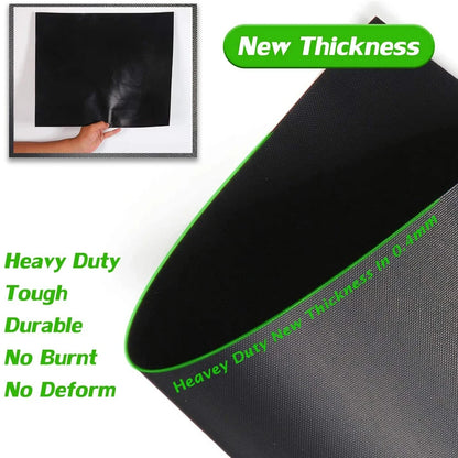 5-10 Pcs BBQ Grill Mat Non-stick Heat Resistant Grill Mat Outdoor Baking Reusable Barbecue Party Mat 40x33cm Grill Accessories
