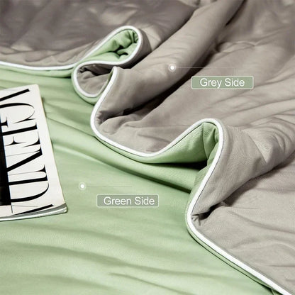 High Quality Cooling Blankets Smooth Air Condition Comforter Lightweight Summer Quilt with Double Side Cold & Cooling Fabric